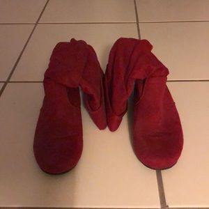 Red boots